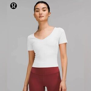 Lululemon Align T-Shirt in White Size 6 NWT